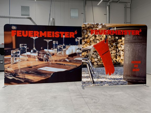 Mobile Messewand ZippWall für unseren Kunden Jungfleisch GmbH Mobile Messewand ZippWall für unseren Kunden Jungfleisch GmbH